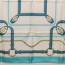 CARTIER Scarf Silk Light Blue Auth BA11162V-10