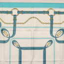 CARTIER Scarf Silk Light Blue Auth BA11162V-3