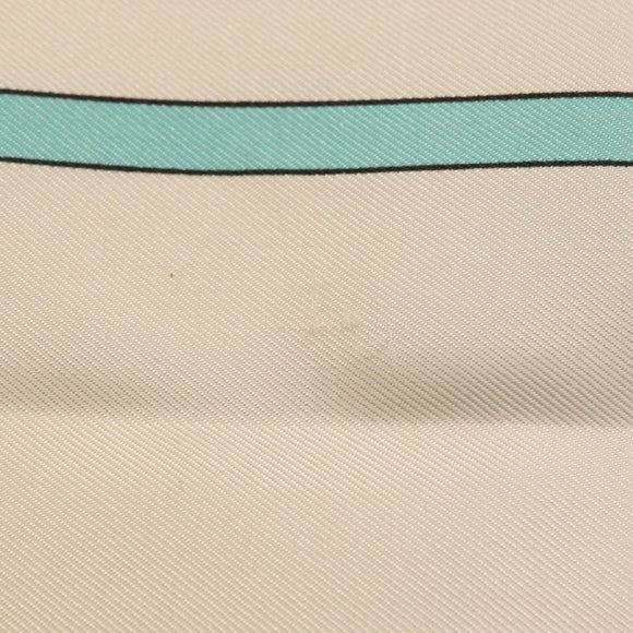 CARTIER Scarf Silk Light Blue Auth BA11162V