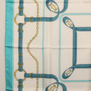 CARTIER Scarf Silk Light Blue Auth BA11162V-6