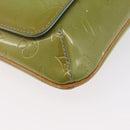 LOUIS VUITTON Monogram Vernis Thompson Street Bag Baby Blue M91009 Auth BA11169-11