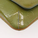 LOUIS VUITTON Monogram Vernis Thompson Street Bag Baby Blue M91009 Auth BA11169-12