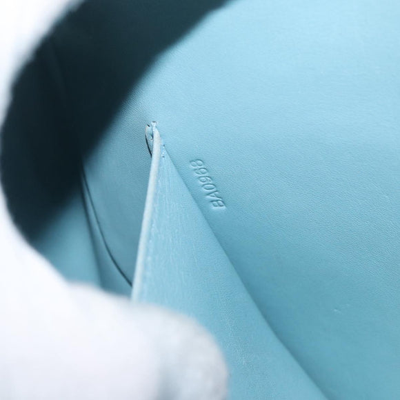 LOUIS VUITTON Monogram Vernis Thompson Street Bag Baby Blue M91009 Auth BA11169
