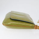 LOUIS VUITTON Monogram Vernis Thompson Street Bag Baby Blue M91009 Auth BA11169-4