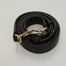 LOEWE Hand Bag Straw Leather 2way Beige Black Auth BA1116SM-20