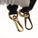 LOEWE Hand Bag Straw Leather 2way Beige Black Auth BA1116SM-21