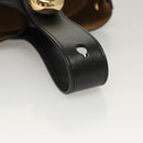 LOEWE Hand Bag Straw Leather 2way Beige Black Auth BA1116SM-7