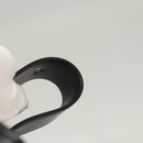 LOEWE Hand Bag Straw Leather 2way Beige Black Auth BA1116SM-8