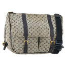 LOUIS VUITTON Monogram Mini Sac Maman Shoulder Bag Blue M42350 LV Auth BA11171-1