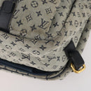 LOUIS VUITTON Monogram Mini Sac Maman Shoulder Bag Blue M42350 LV Auth BA11171-14