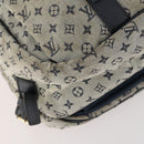 LOUIS VUITTON Monogram Mini Sac Maman Shoulder Bag Blue M42350 LV Auth BA11171-15