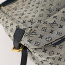 LOUIS VUITTON Monogram Mini Sac Maman Shoulder Bag Blue M42350 LV Auth BA11171-17