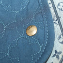 LOUIS VUITTON Monogram Mini Sac Maman Shoulder Bag Blue M42350 LV Auth BA11171-19