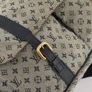 LOUIS VUITTON Monogram Mini Sac Maman Shoulder Bag Blue M42350 LV Auth BA11171-20