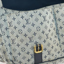 LOUIS VUITTON Monogram Mini Sac Maman Shoulder Bag Blue M42350 LV Auth BA11171-10