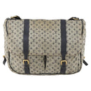 LOUIS VUITTON Monogram Mini Sac Maman Shoulder Bag Blue M42350 LV Auth BA11171-13