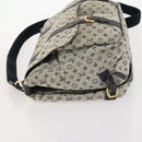 LOUIS VUITTON Monogram Mini Sac Maman Shoulder Bag Blue M42350 LV Auth BA11171-4