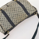 LOUIS VUITTON Monogram Mini Sac Maman Shoulder Bag Blue M42350 LV Auth BA11171-6