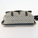 LOUIS VUITTON Monogram Mini Sac Maman Shoulder Bag Blue M42350 LV Auth BA11171-5