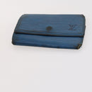 LOUIS VUITTON Epi Monogram Key Case Wallet 5 Set Blue LV Auth BA11175-10