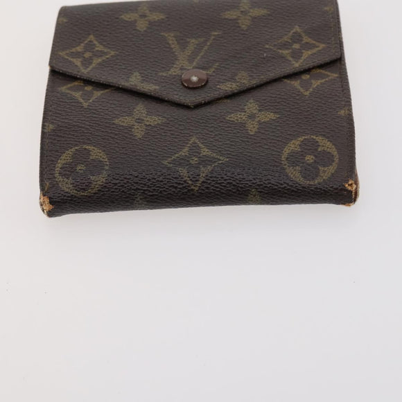 LOUIS VUITTON Epi Monogram Key Case Wallet 5 Set Blue LV Auth BA11175