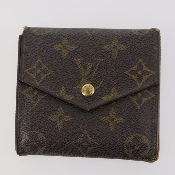 LOUIS VUITTON Epi Monogram Key Case Wallet 5 Set Blue LV Auth BA11175
