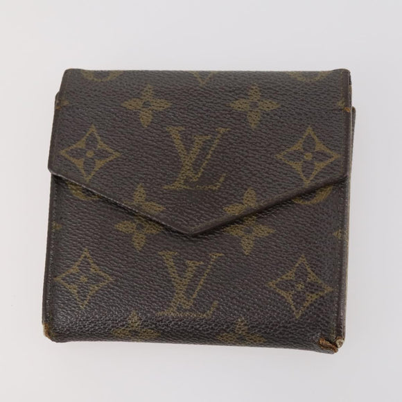 LOUIS VUITTON Epi Monogram Key Case Wallet 5 Set Blue LV Auth BA11175