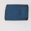LOUIS VUITTON Epi Monogram Key Case Wallet 5 Set Blue LV Auth BA11175-8
