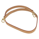 LOUIS VUITTON Shoulder Strap Leather 39.4"" Beige LV Auth BA11177-1