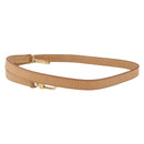 LOUIS VUITTON Shoulder Strap Leather 39.4"" Beige LV Auth BA11177-5
