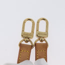 LOUIS VUITTON Shoulder Strap Leather 39.4"" Beige LV Auth BA11177-6