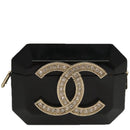 CHANEL Airpods case Shoulder plastic Black CC Auth BA1117AM-13