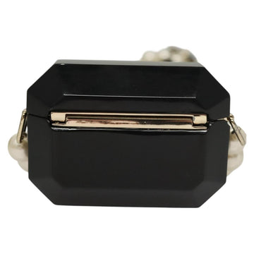 CHANEL Airpods case Shoulder plastic Black CC Auth BA1117AM - 0