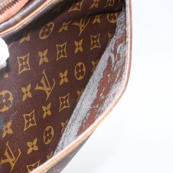 LOUIS VUITTON Monogram Compiegne 28 Clutch Bag M51845 LV Auth BA11183
