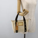 LOUIS VUITTON Antigua Cabas PM Hand Bag Red Beige M40038 LV Auth BA11190-22
