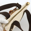 LOUIS VUITTON Antigua Cabas PM Hand Bag Red Beige M40038 LV Auth BA11190-6