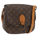 LOUIS VUITTON Monogram Saint Cloud GM Shoulder Bag M51242 LV Auth BA11194-1