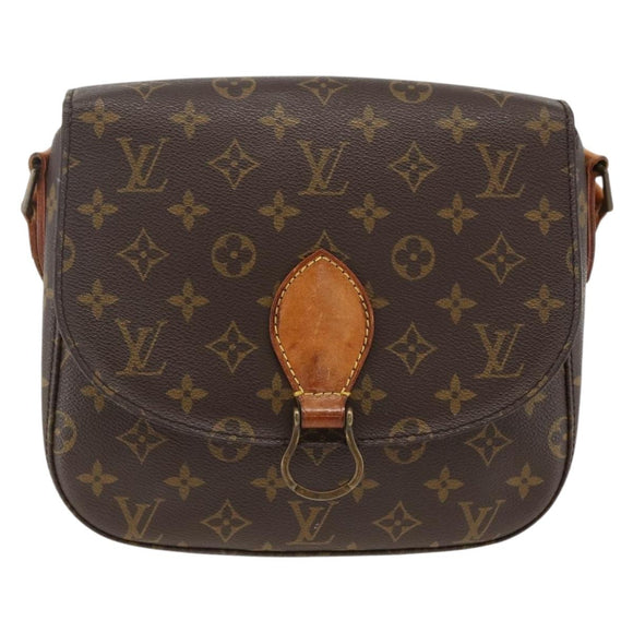 LOUIS VUITTON Monogram Saint Cloud GM Shoulder Bag M51242 LV Auth BA11194