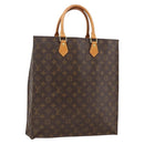 LOUIS VUITTON Monogram Sac Plat Handtas M51140 LV Auth BA11195-1