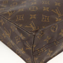 LOUIS VUITTON Monogram Sac Plat Handtas M51140 LV Auth BA11195-14
