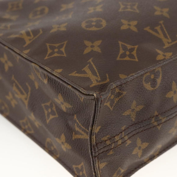 LOUIS VUITTON Monogram Sac Plat Handtas M51140 LV Auth BA11195