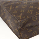 LOUIS VUITTON Monogram Sac Plat Handtas M51140 LV Auth BA11195-16