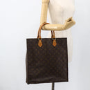 LOUIS VUITTON Monogram Sac Plat Handtas M51140 LV Auth BA11195-19