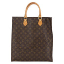 LOUIS VUITTON Monogram Sac Plat Handtas M51140 LV Auth BA11195-2