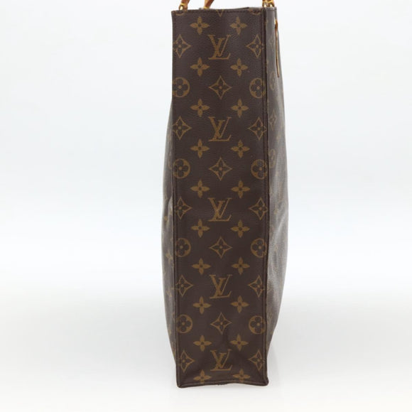 LOUIS VUITTON Monogram Sac Plat Handtas M51140 LV Auth BA11195