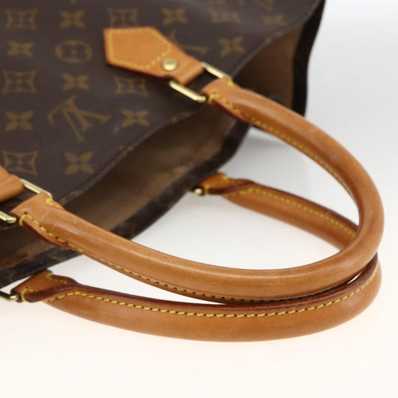 LOUIS VUITTON Monogram Sac Plat Handtas M51140 LV Auth BA11195