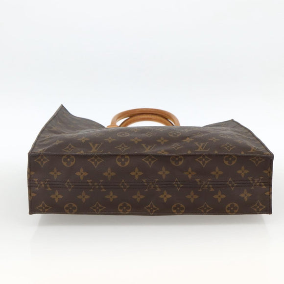 LOUIS VUITTON Monogram Sac Plat Handtas M51140 LV Auth BA11195
