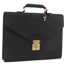 LOUIS VUITTON Epi Serviette Conseiller Aktenkoffer Schwarz M54422 LV Auth BA11197-1