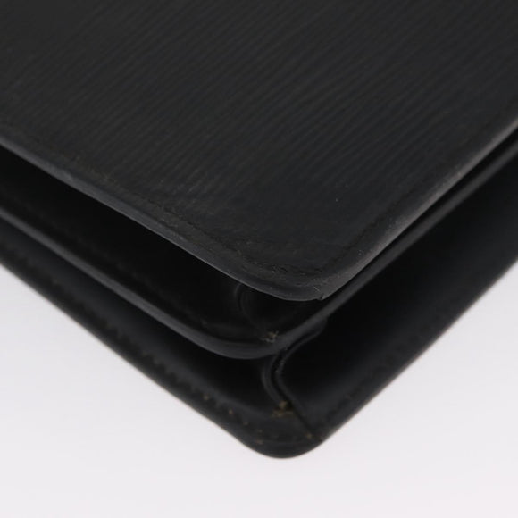 LOUIS VUITTON Epi Serviette Conseiller Aktenkoffer Schwarz M54422 LV Auth BA11197