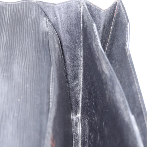 LOUIS VUITTON Epi Serviette Conseiller Aktenkoffer Schwarz M54422 LV Auth BA11197